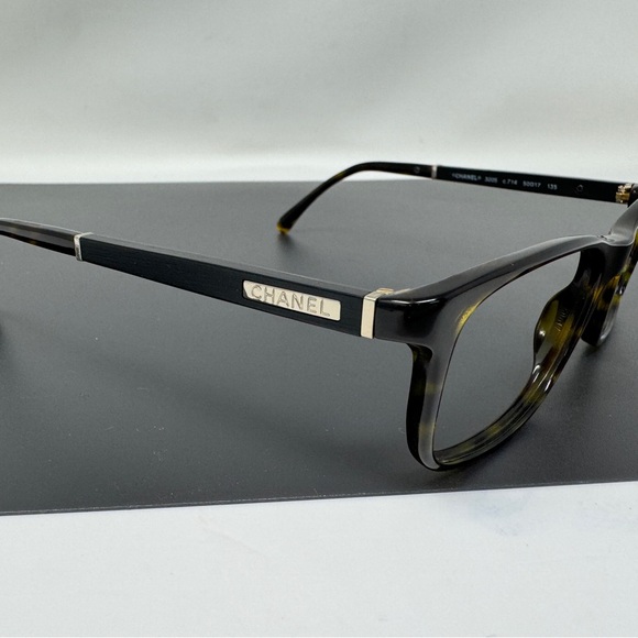 Chanel 3205-A 52 [] 17 135 Eyeglasses Frame glasses Tortoise